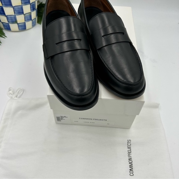 Men’s common project leather penny loafer size 42 made in Italy main image 11